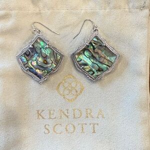 Kendra Scott Kirsten Abalone Earrings Silver